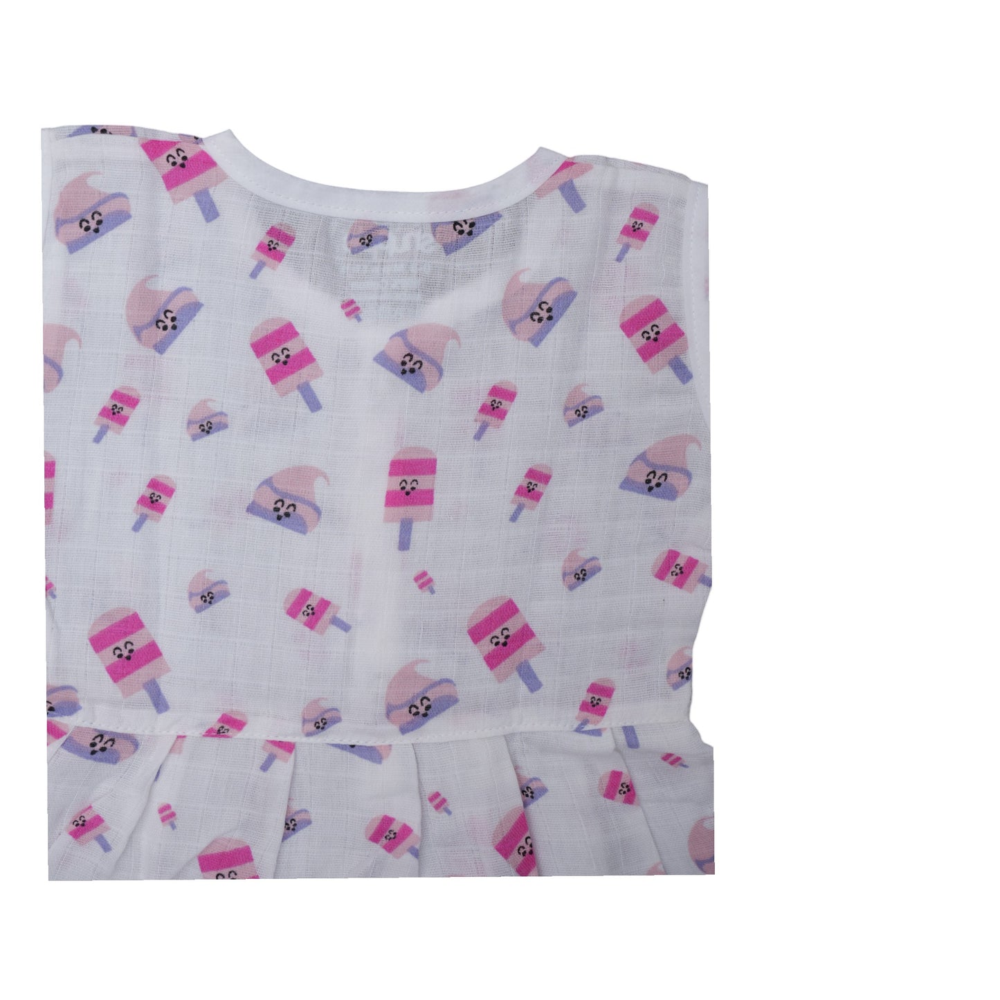 Muslin Cotton Baby Frock – Soft, Breathable Summer Wear for 0 to 12 Months