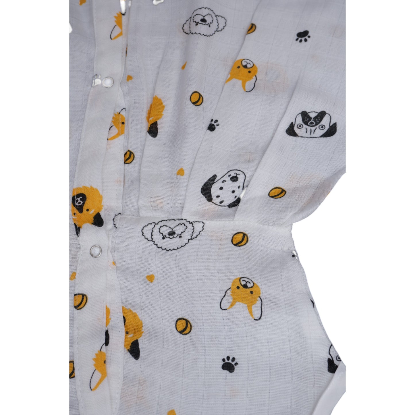 Muslin Cotton Baby Frock – Soft, Breathable Summer Wear for 0 to 12 Months (Animal Print)