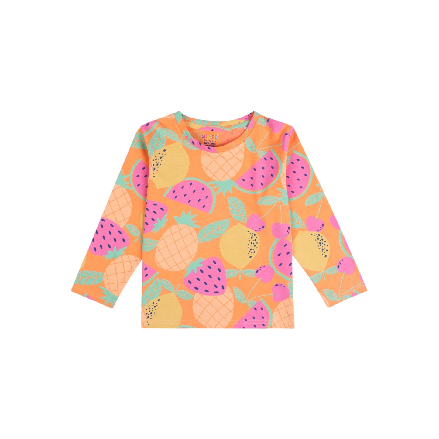 100% Cotton Stretchable Fruits Design Coord Set – Premium Kids Outfit