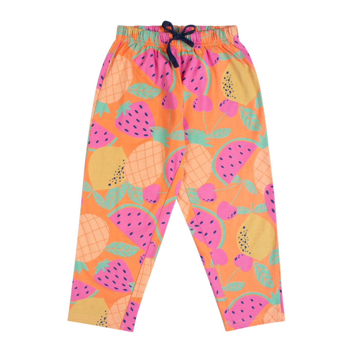 100% Cotton Stretchable Fruits Design Coord Set – Premium Kids Outfit