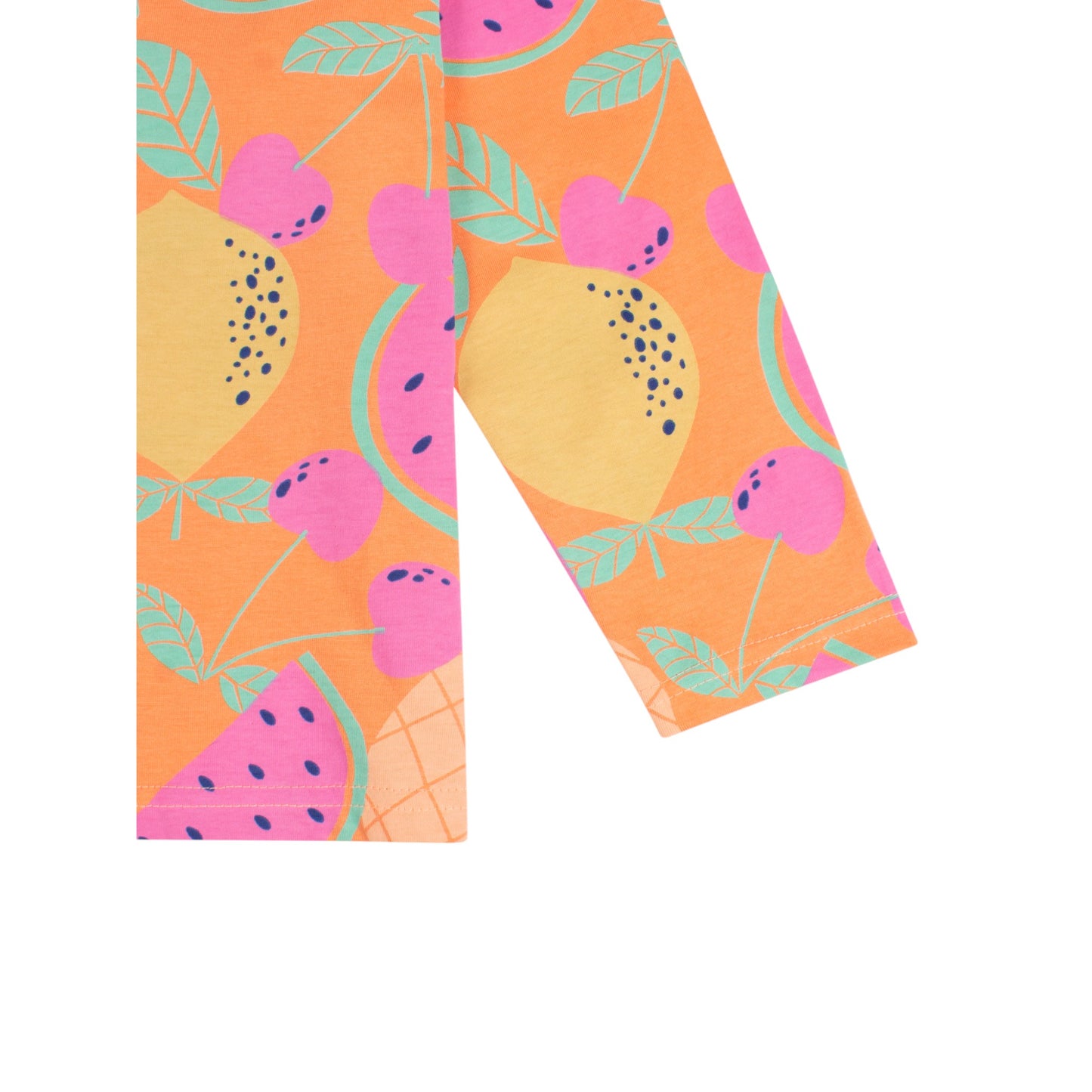 100% Cotton Stretchable Fruits Design Coord Set – Premium Kids Outfit