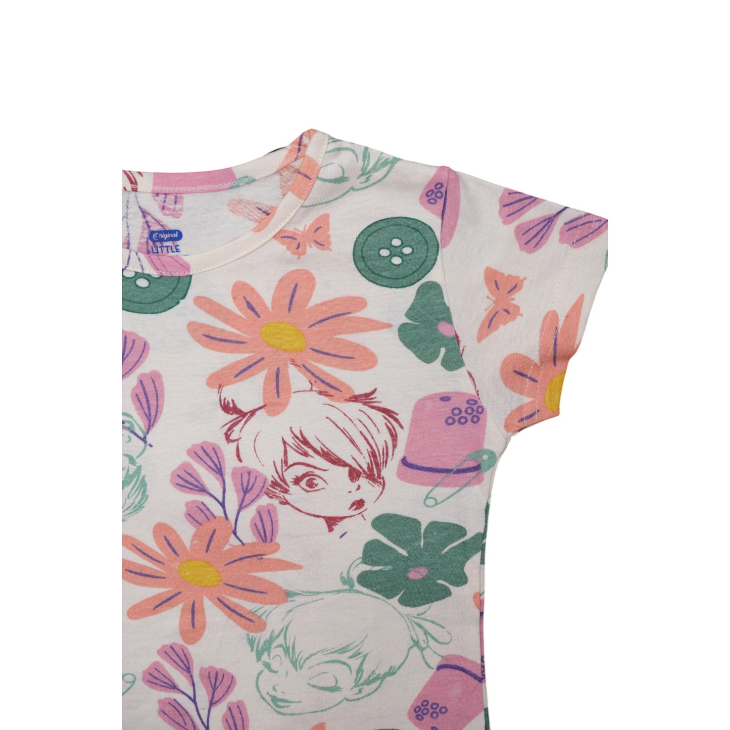 100% Cotton Floral Design Coord Set –  Comfortable Kids Outfit