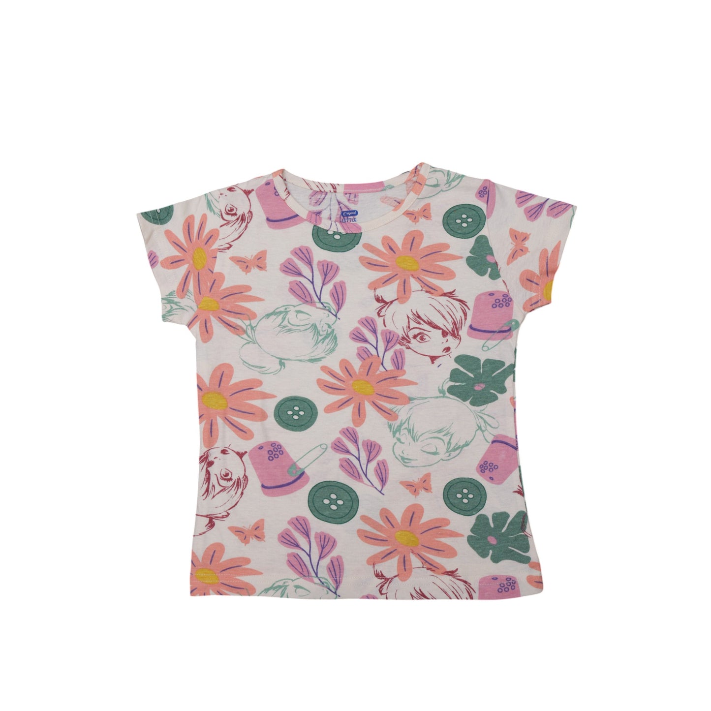 100% Cotton Floral Design Coord Set –  Comfortable Kids Outfit