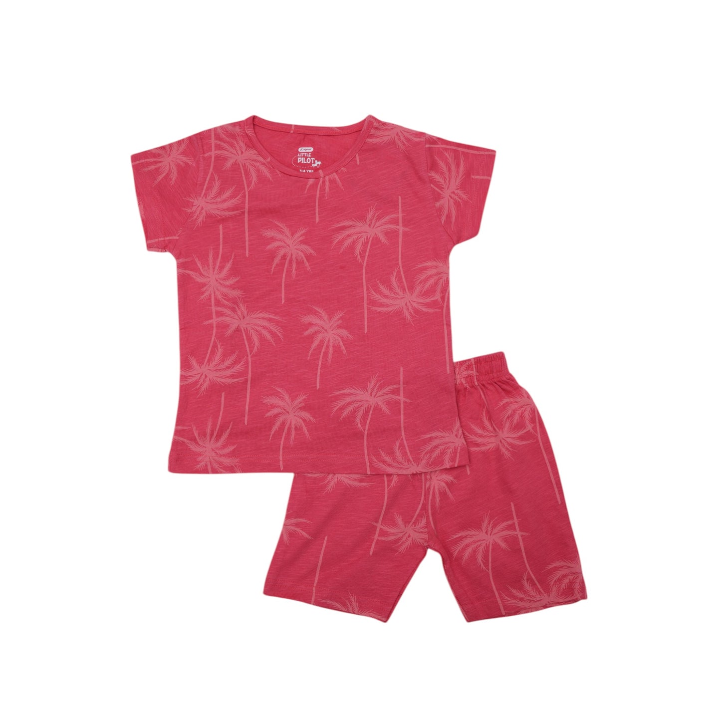 100% Cotton palm Design Coord Set –  Comfortable Kids Outfit