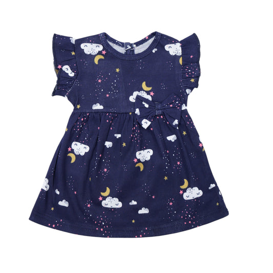 Infant Frock with night theme